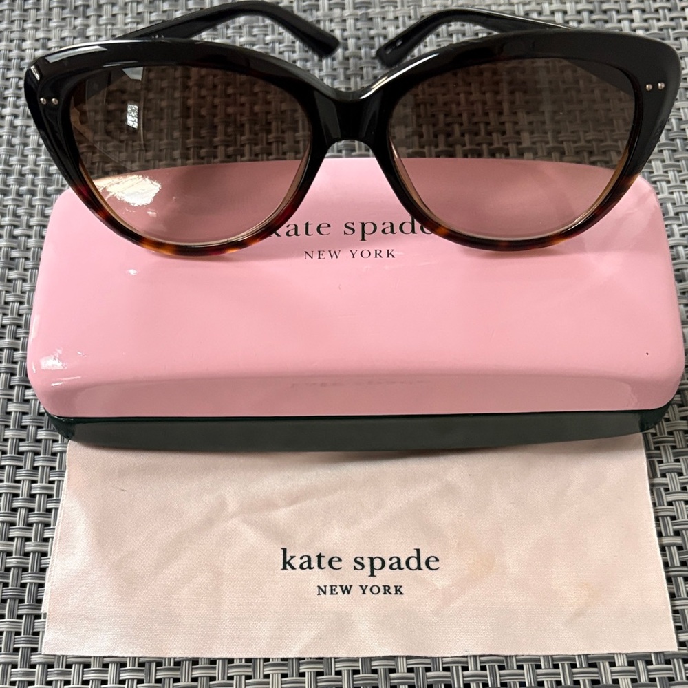 Kate Spade Black and Tortoise Sunglasses